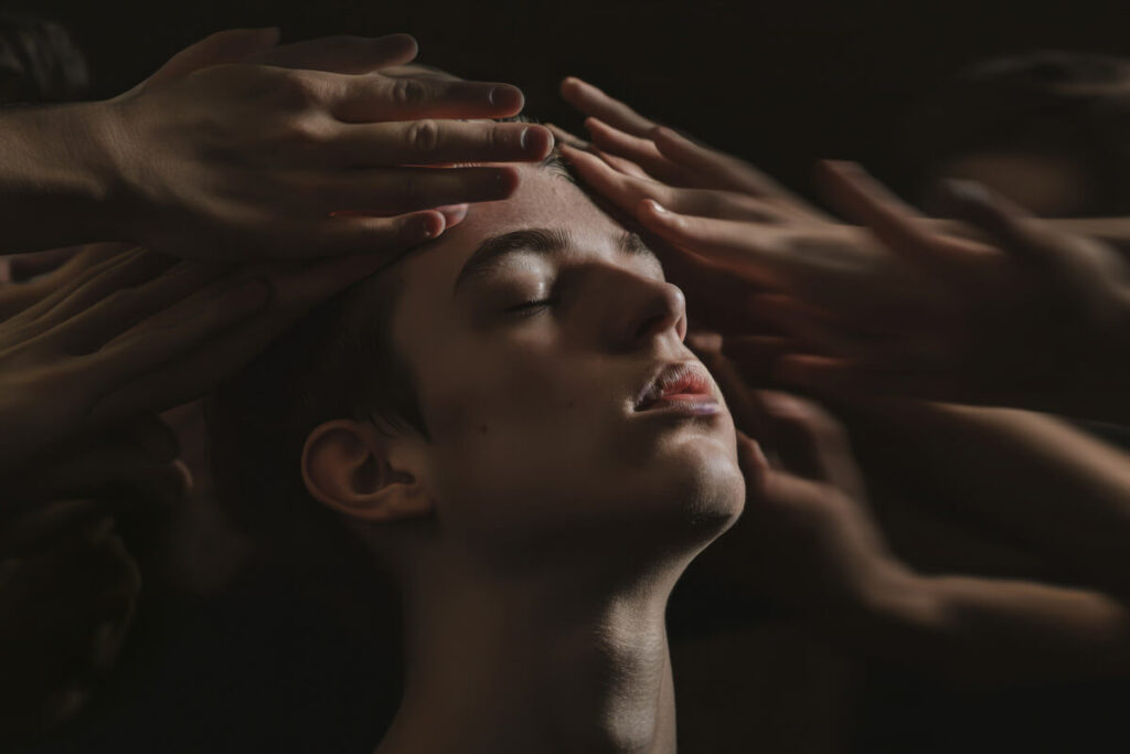 Pessoa em acompanhamento de saúde mental e psicoterapia